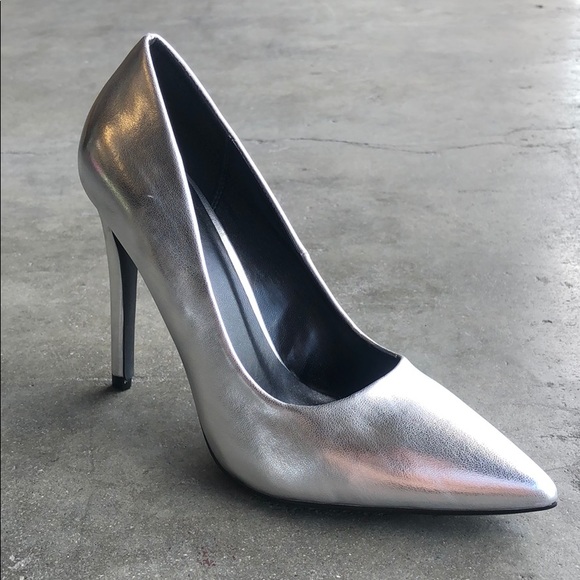 Delicious Shoes - Delicious Women’s Dress Pumps High Heel Silver